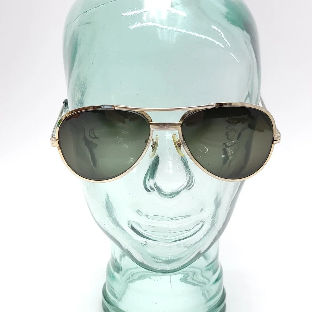 Vintage Romida‎ KC Gold Pilot  Glasses 54-20 FRAMES ONLY